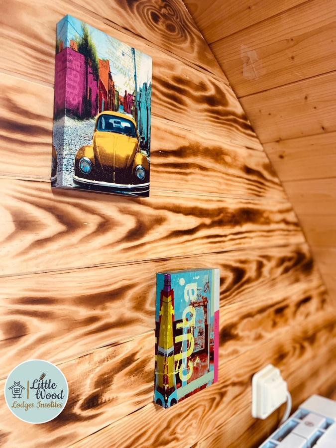 Little Wood Lodges Insolites Bailly-aux-Forges Esterno foto