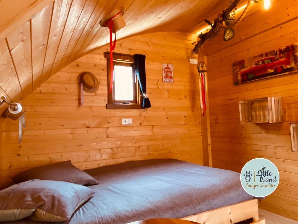 Little Wood Lodges Insolites Bailly-aux-Forges Esterno foto