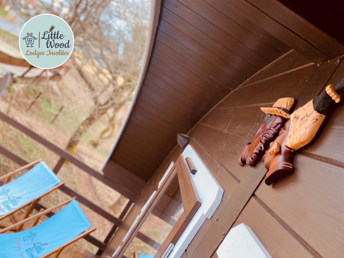 Little Wood Lodges Insolites Bailly-aux-Forges Esterno foto