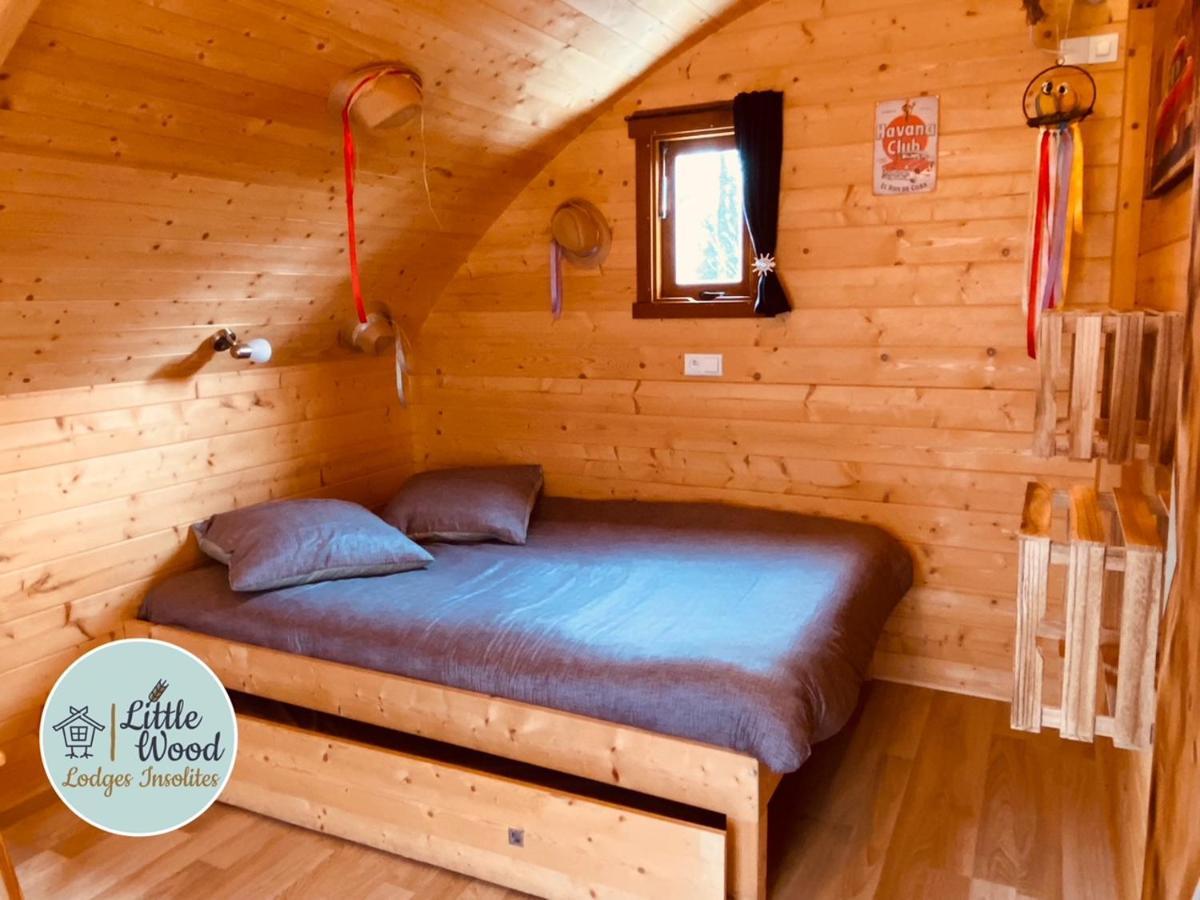 Little Wood Lodges Insolites Bailly-aux-Forges Esterno foto