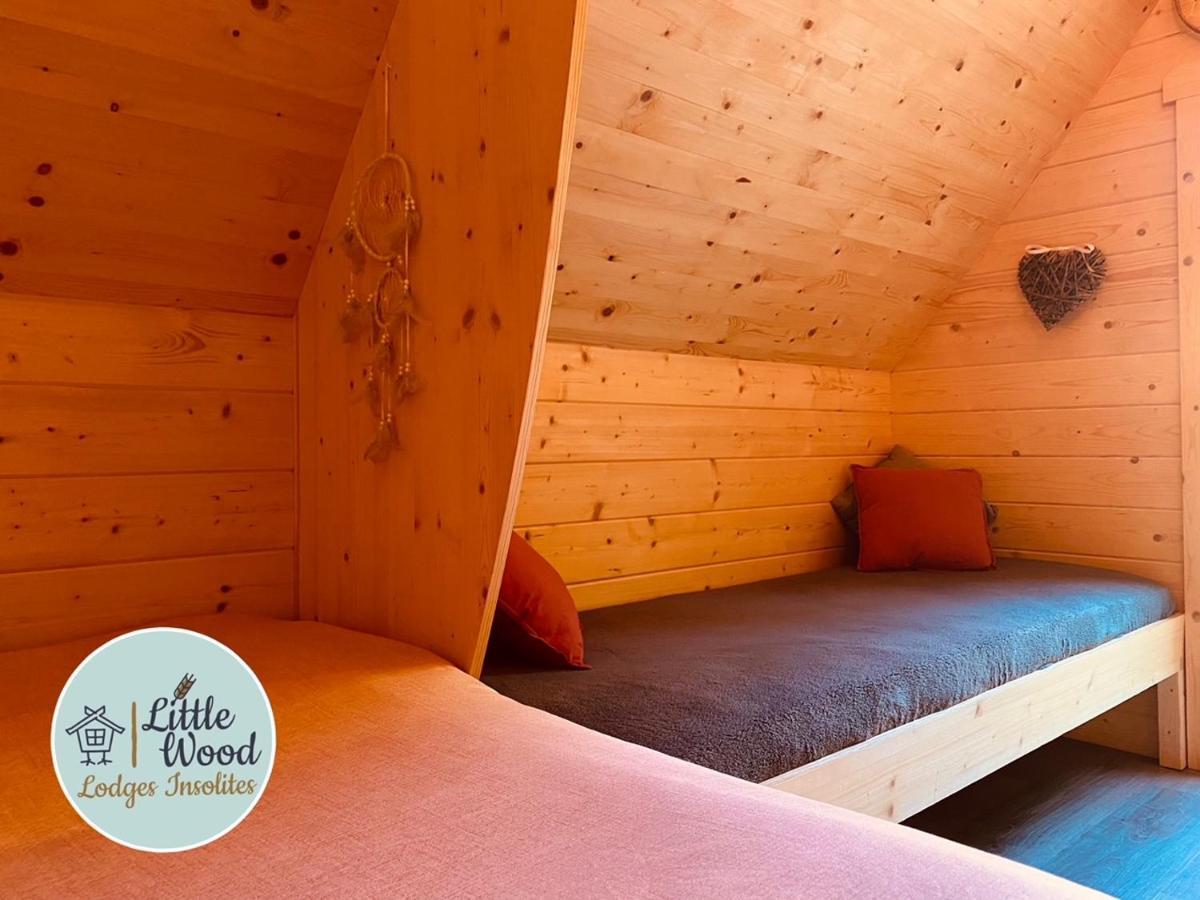 Little Wood Lodges Insolites Bailly-aux-Forges Esterno foto